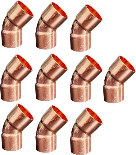 3/4" C X C Copper 45 Degree Elbow Pressure Copper Fittings