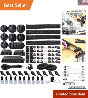 192 PCS All-in-One Cable Organizer - Including Cable Sleeves & Fastening Ties