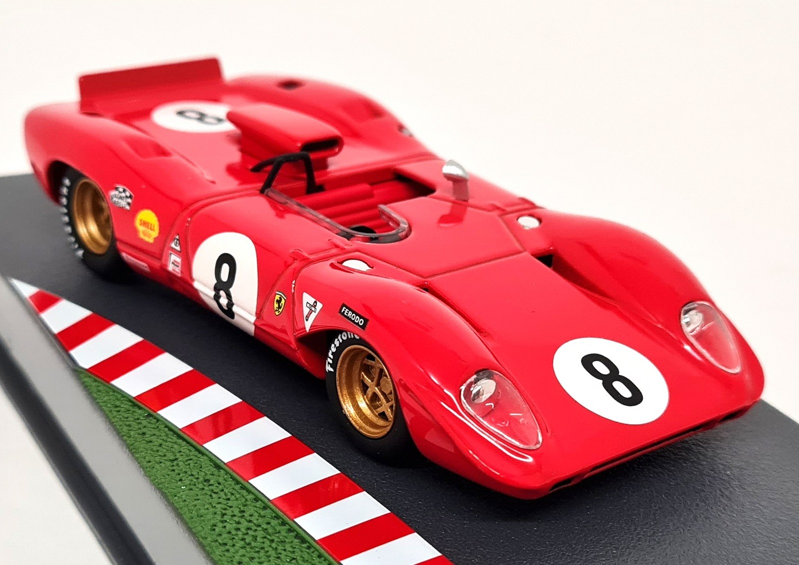 Altaya 1/43 Ferrari 312P 1000km Spa Francorchamps 1969 #8 Diecast Model Car
