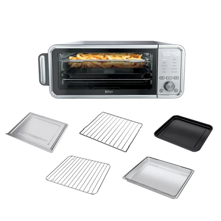 Ninja Flip 10-in-1 Toaster Oven & Air Fryer – 17-Qt Flip-Up Countertop Oven Set