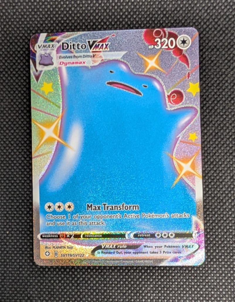 Ditto VMAX SV119/SV122 Shining Fates: Shiny Vault Holo - NM