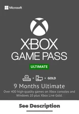 Xbox Game Pass Ultimate 9 Month Membership (New+Existing users) USA/WORLDWIDE ✅