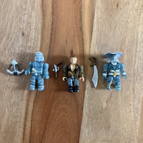 Mega Bloks Pyrates Complete × 3 Lost Souls Invasion Pieces Of 8 Dead Mans Chest - Picture 15 of 22