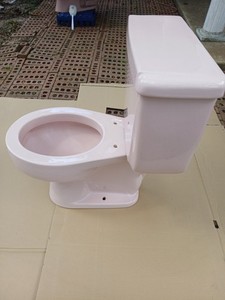 Vintage Ceramic Pink American Standard Cadet Porcelain Toilet