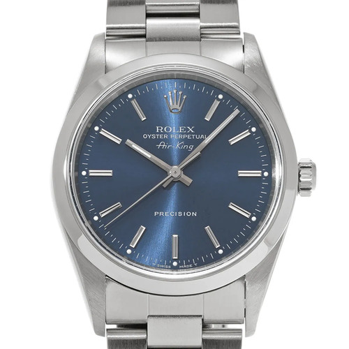 Rolex Air-King 1998 14000 Automatic 34mm Blue Dial #WW983 - Afbeelding 6 van 6