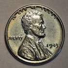 #10 Nicer Low Mintage "business uncirculated+" 1943 P "steel" Lincoln Wheat Cent