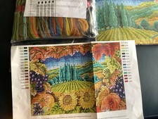 Ehrman Tuscan Landscape 10 ct. Canvas w/Yarn/Chart