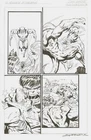 John Byrne Guy Dorian Bluelines Original X-Men Elsewhen 29 Art Wolverine Vs Hulk