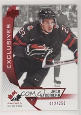 2019 Upper Deck Team Canada Juniors Exclusives 12/250 Jack Studnicka #29 7rg
