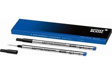 Montblanc LeGrand Rollerball Pen Refills Pacific Blue Fine Tip 2-Pack