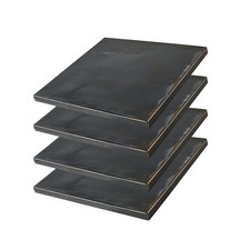 Steel Plate 4" x 4" x 1/4" - 4PCS A36 Hot Rolled Metal Steel 1/4 inch Plate F...