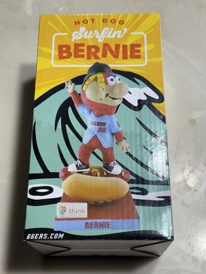  RARE Inland Empire 66ers Mascot Bobblehead Hot Dog Surfing Bernie Angels