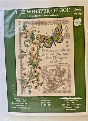 NOS Imaginating Diane Arthurs Counted Cross Stitch Kit 1998K -THE WHISPER OF GOD