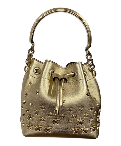 Jimmy Choo Bucket Gold Bag Women's #TFB4177