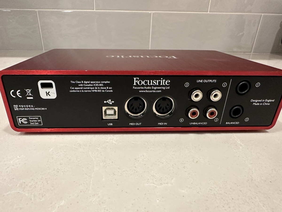 Focusrite Scarlett 2i4 Digital Recording Interface for sale