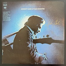 Johnny Cash At San Quentin Signed Album JSA LOA Country Music Icon