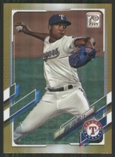 2021 Topps Gold Foil #396 Jose Leclerc Texas Rangers 2529