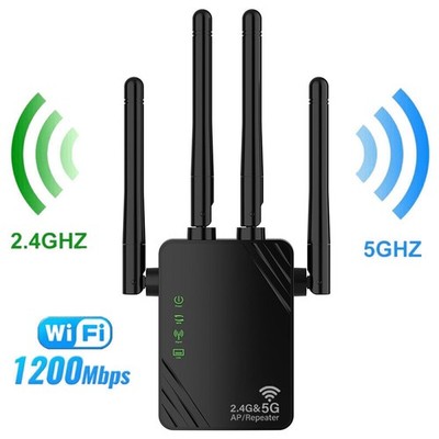 Wireless WLAN Repeater WLAN Verstärker Integrierte Steckdose 1200 Mbit/s DE