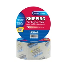 BAZIC 1.88" x 54.6 Yards Clear Heavy Duty Packing Tape, Industrial Warehouse