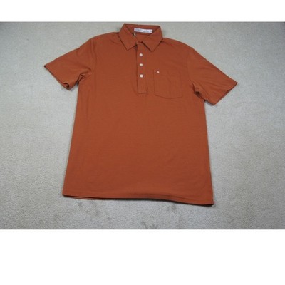 CRICKET Polo Shirt Mens Size Small Burnt Orange Longhorns