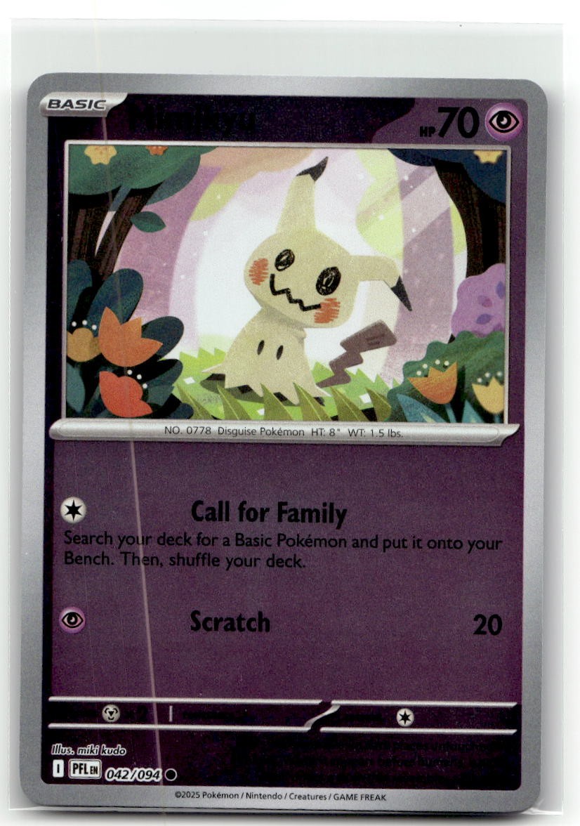 Mimikyu Common ME02: Phantasmal Flames 042/094 NM