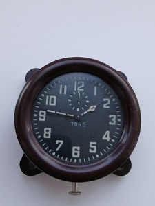 AVRM ZChZ  Tank T-34 & USSR Air Force Helicopter Fighter I-16 Panel Clock