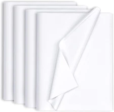 130 Sheets 20"X14" White Tissue Paper for Gift Bags Christmas Weddings Birthday 