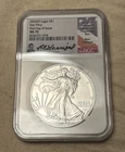 2024 P American Silver Eagle First Star Privy NGC MS70 FDOI Harrigal Signed