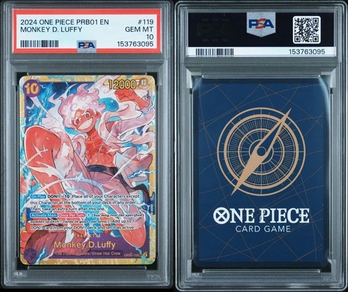 MONKEY.D.LUFFY 2024 One Piece PRB-01 Premium Booster The Best #OP05-119 PSA 10