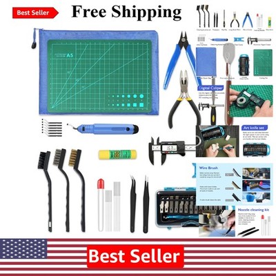 All-in-One 45-Piece 3D Printing Tool Kit: Includes Storage Bag & Essential Tools