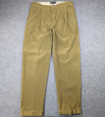 Polo Ralph Lauren Hammond Pant Corduroy Mens 36x34 Vintage Old