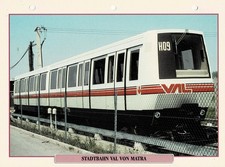 Automatyczna kolej miejska Val by Matra / karta informacyjna