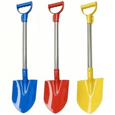 Heavy Duty Stainless Steel Beach Shovel - 24" Detachable Kids Adults Sand Tool