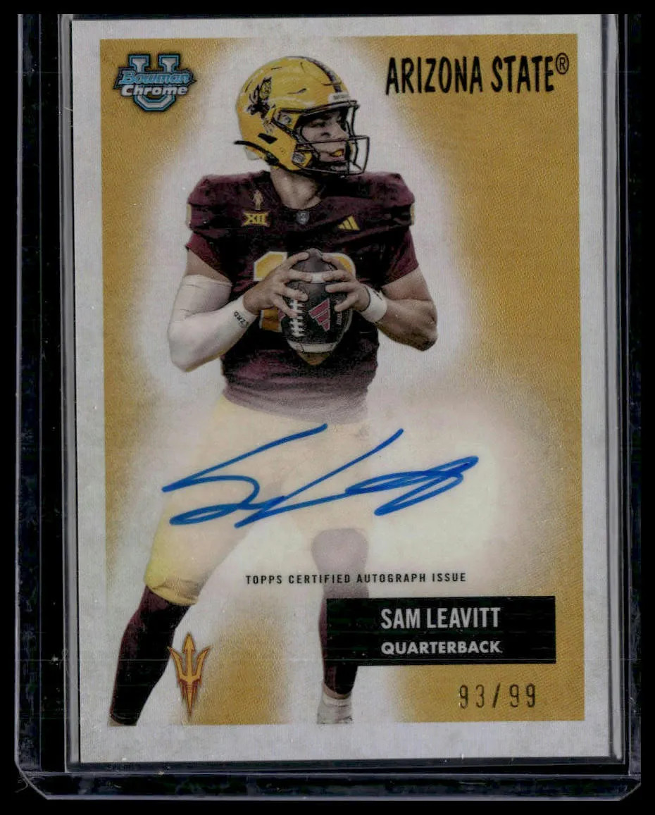 2025 Bowman U Chrome Sam Leavitt #55AV-SL 1955 Autograph Variation 93/99