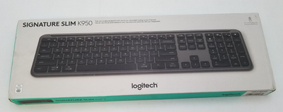 Logitech Signature Slim K950 Wireless Keyboard Graphite W/ USB