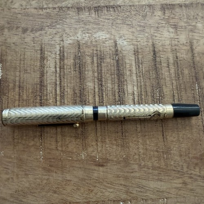 #ad #ad 1920s Vintage Morrison#x27;s Gold Filled Filigree 14k Nib Monogram Fountain Pen $175.00