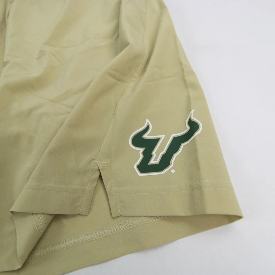Pantalones Cortos Atléticos Adidas South Florida Bulls Para Hombre Dorados Nuevos Foto 2 de 4