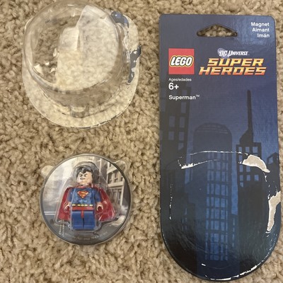 NEW Lego DC Universe Super Heroes Superman Magnet 850670 , Open Box, See Pics