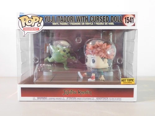Funko Pop! Moment: Jujutsu Kaisen Yuji Itadori with Curse Doll - Hot Topic #1541
