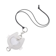 Memorial Pet Hair Keychain Cat Hair Storage Keepsake PU Pendant