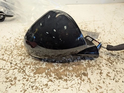 Passenger Side View Mirror Power Gloss Black Base Fits 20-23 SONATA 787497