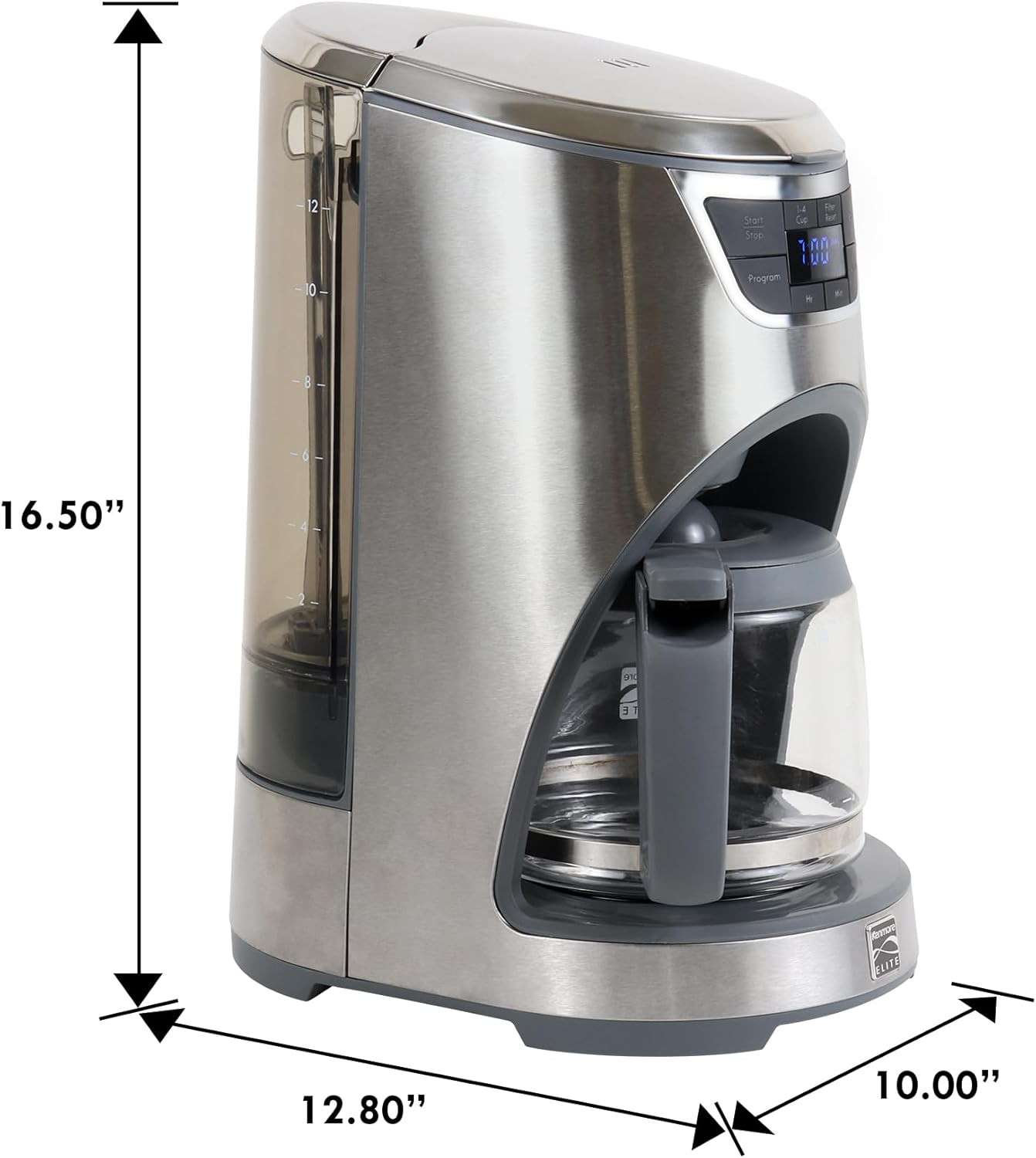 Kenmore Elite 12-Cup Programmable Coffee Maker with Auto Shut-Off & Carafe