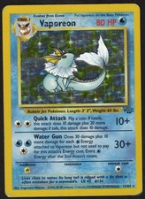 Vaporeon 12/64 Jungle Holo, MP/HP on eBay