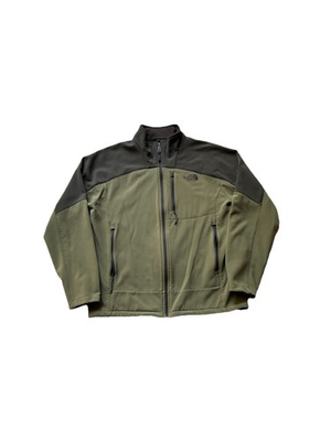 #ad #ad The North Face TNF Shellrock Green Earthtone Full Zip Jacket Size Large $25.00