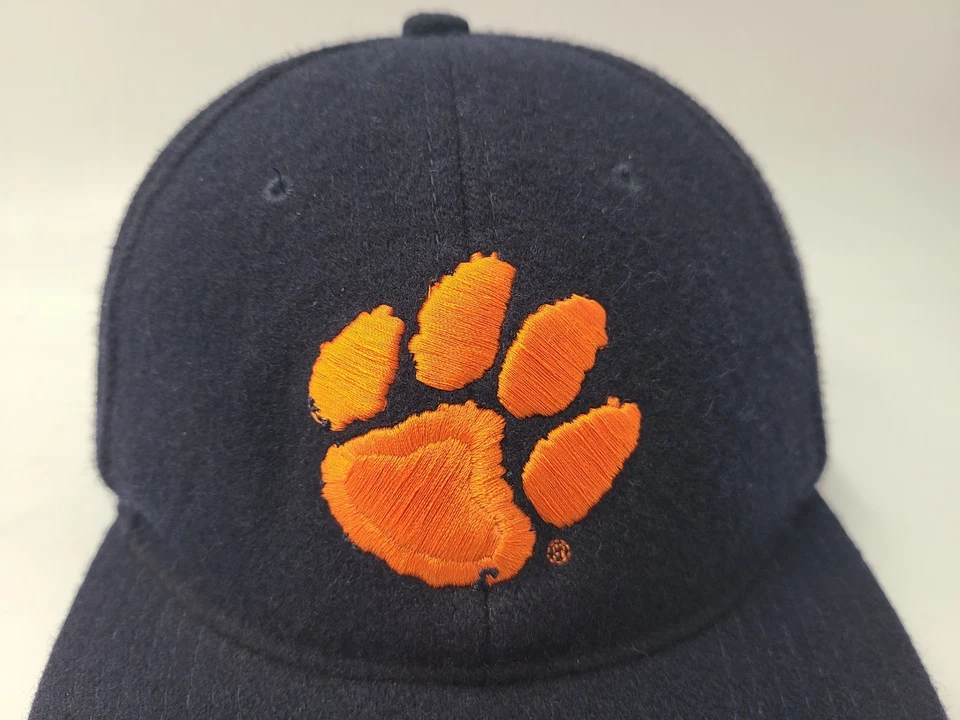 Clemson University Tigers Zephyr Fitted (Seems 7 3/8) Hat Cap Wool Men NCAA Blue - Image 4 of 4