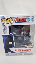 Funko Pop 1244 Black Panther Amazon Exclusive Avenger Collection Bobble With Pin