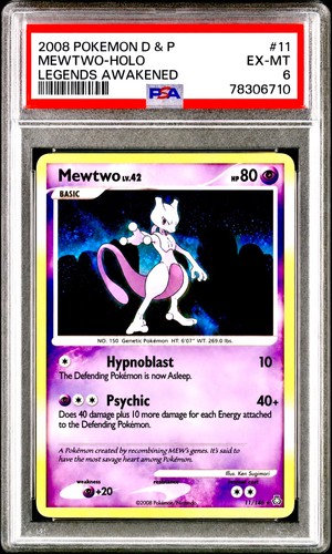 Mewtwo graded PSA 6 for sale on eBay