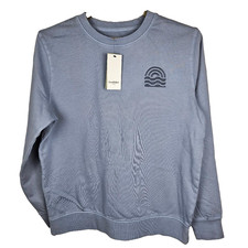 Men's NWT Goodfellow & Co. Lt. Blue Long Sleeve Pullover Sweatshirt Size Large