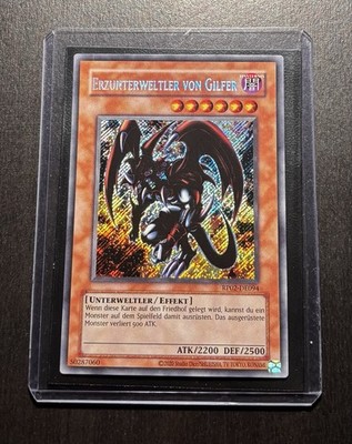 Yu-Gi-Oh! Erzunterweltler Von Gilfer RP02 Secret Rare Near Mint 2020