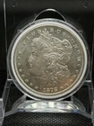 1878 7TF Morgan Silver Dollar 90% Silver Early Date Strong Detail AU